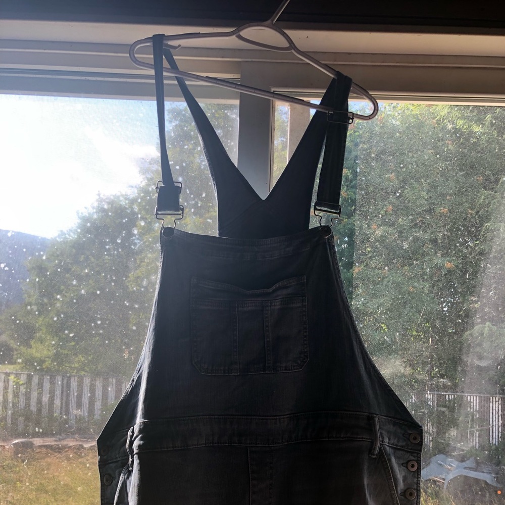 Torrid Size 26W Ripped Jean Overalls